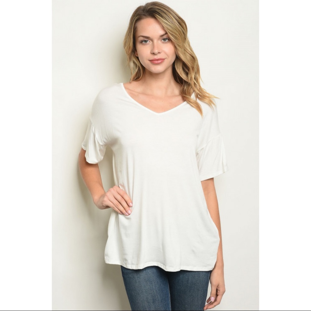 🍉ARRIVED🍉 white ladder back T-shirt - Picture 2 of 2